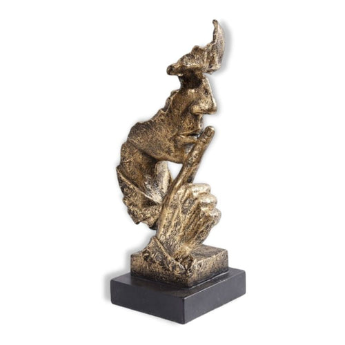 Man Face Statue <br/> Silence Is Golden