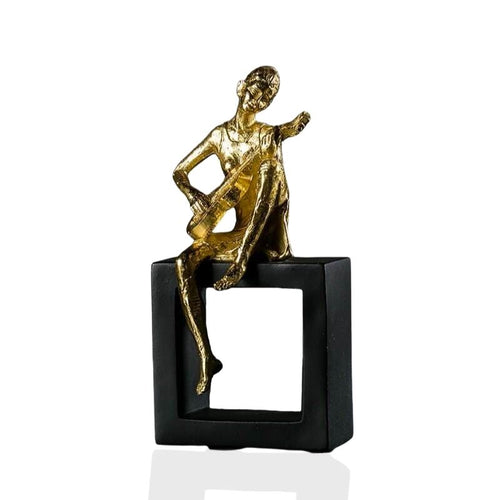 Woman Statue <br/> Design Musician 20 cm