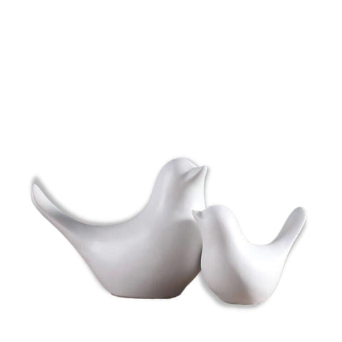 Bird Statue <br/> Ceramic (Duo)