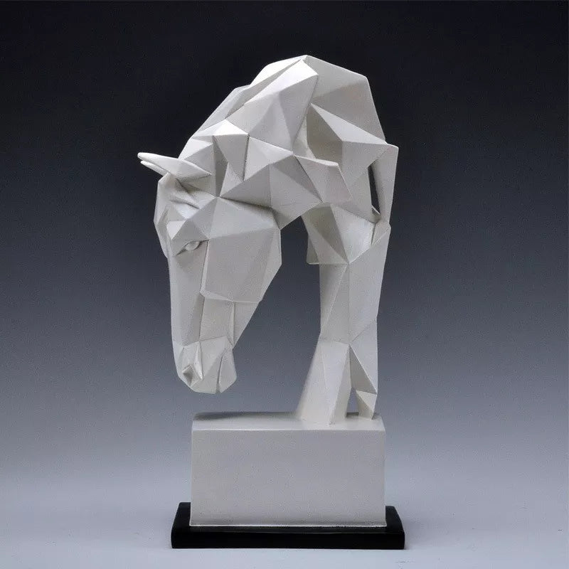 Horse Head Statue <br/> Origami