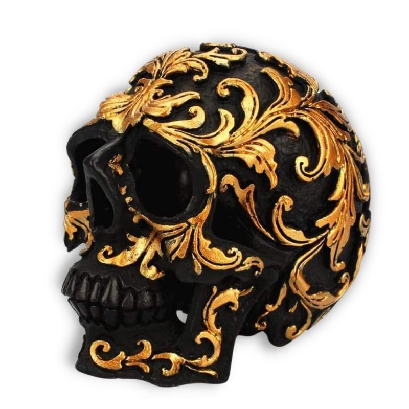 Skull Statue <br/> Dia de los Muertos Skull