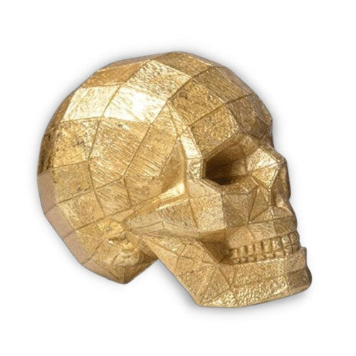 Skull Statue <br/> Origami Design Decor 12 cm