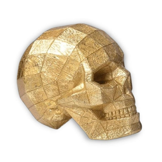 Skull Statue <br/> Origami Design Decor 12 cm