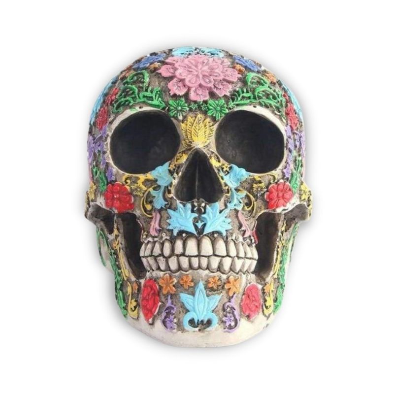 Skull Statue <br/> Mexican Decor 19 cm