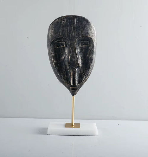 African Mask Statue 38 cm