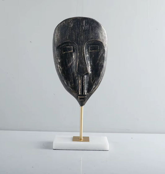 African Mask Statue 38 cm