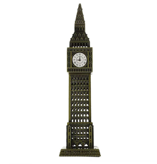 Big Ben Statue in Metal 18 cm