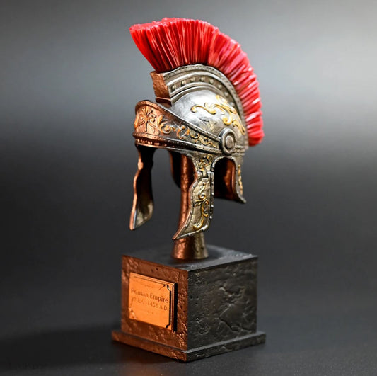 Decorative Roman Helmet Statue 13 cm