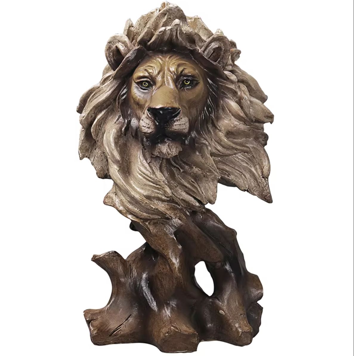 Lion Bust Statue 28 cm