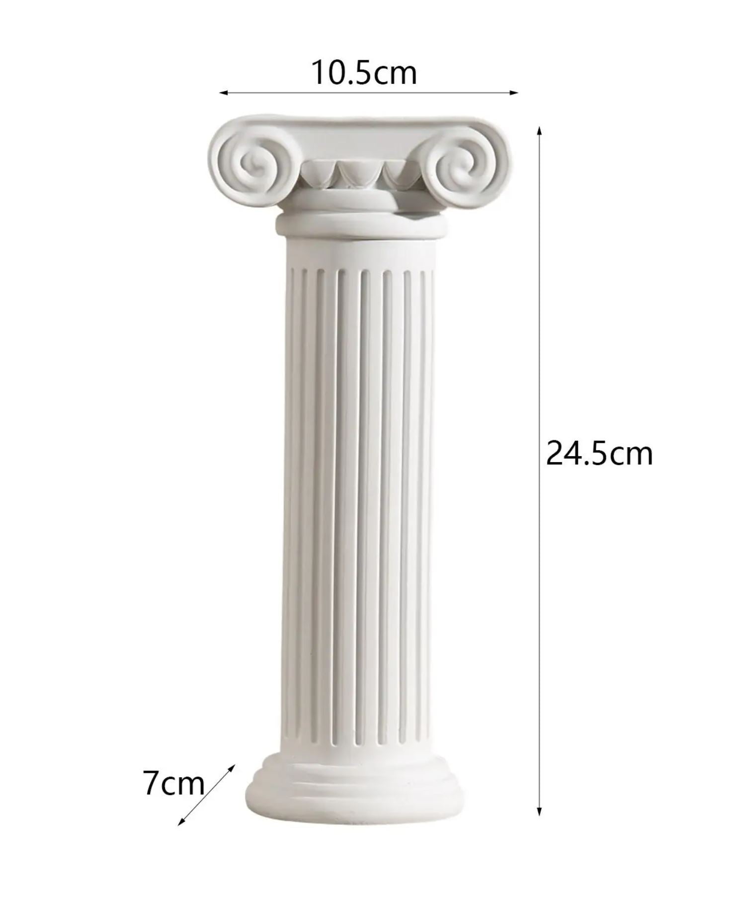 Greek/Roman Column Vase Statue 24 cm