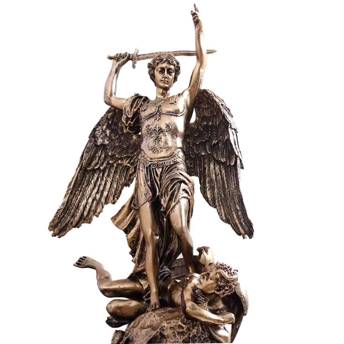 Hermes Statue, Bronze Effect, 38 cm