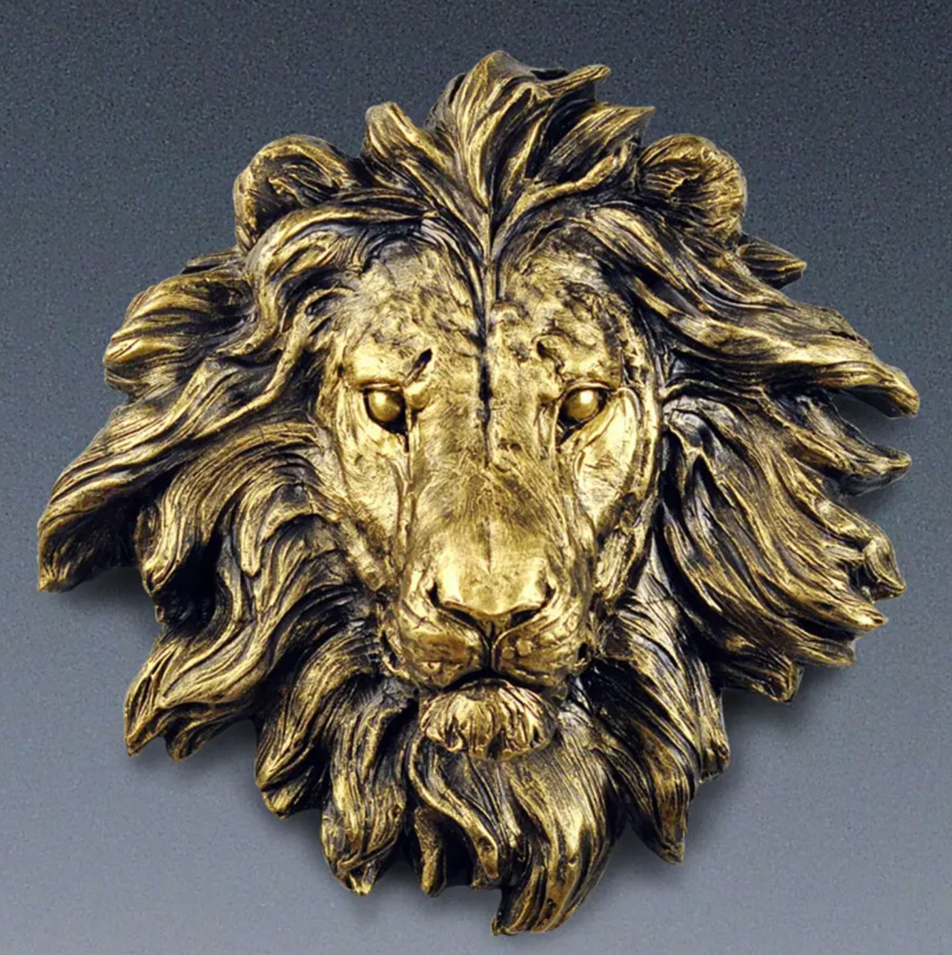 Lion Wall Statue 38 cm
