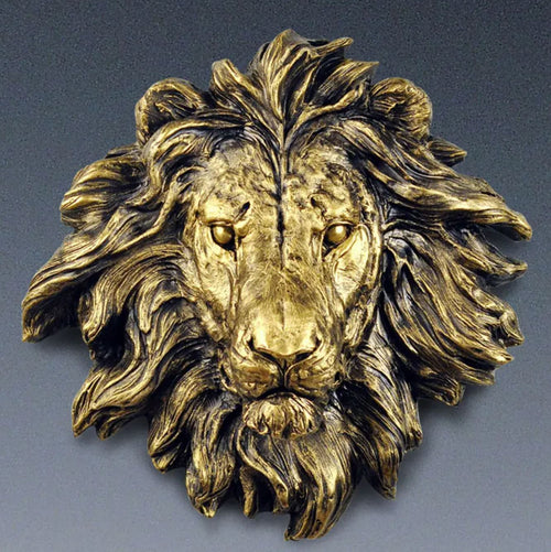 Lion Wall Statue 38 cm