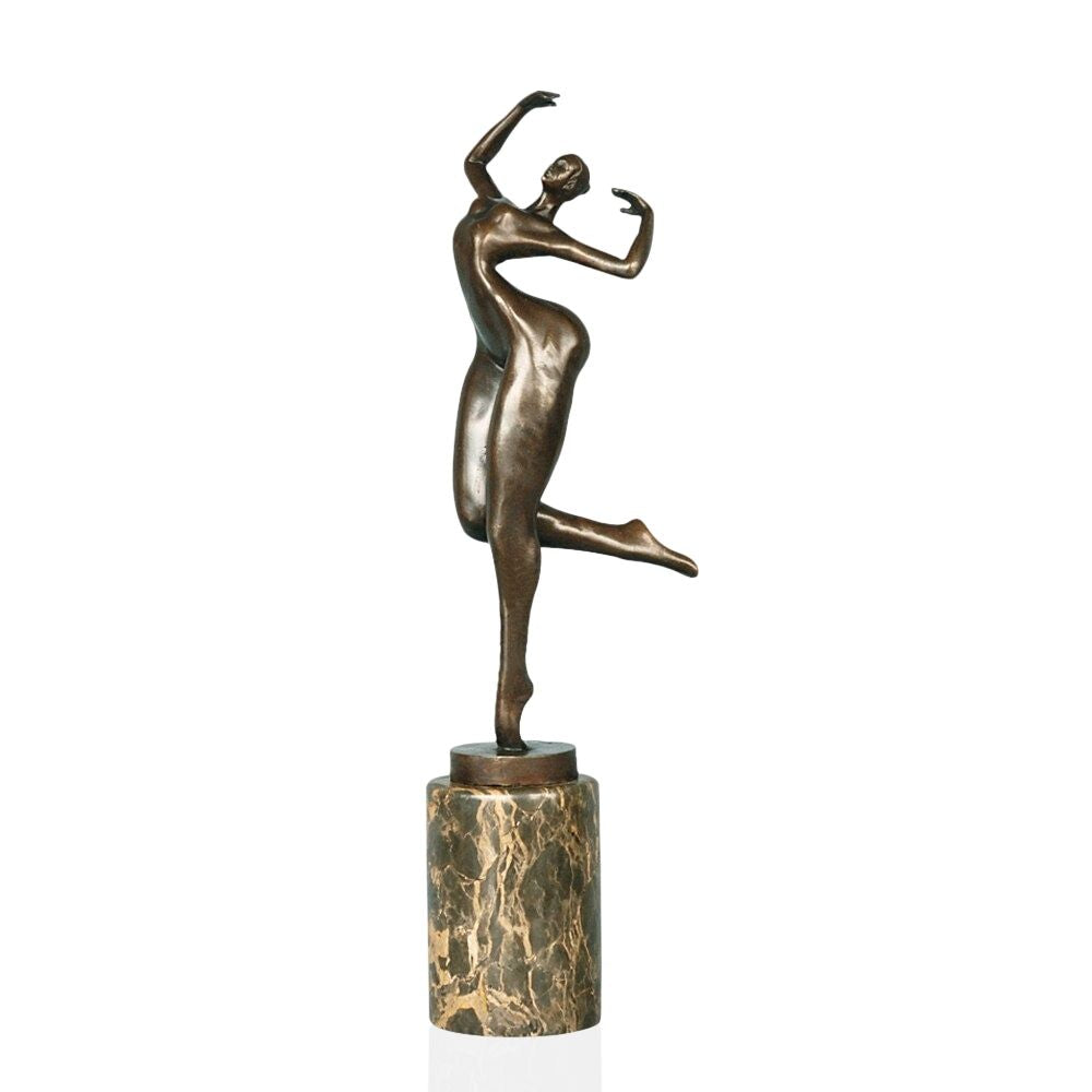 Bronze Sculpture <br/> Art Deco Bronze Statuette 41 cm
