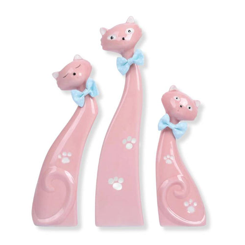 Ceramic Cat <br> Statuette