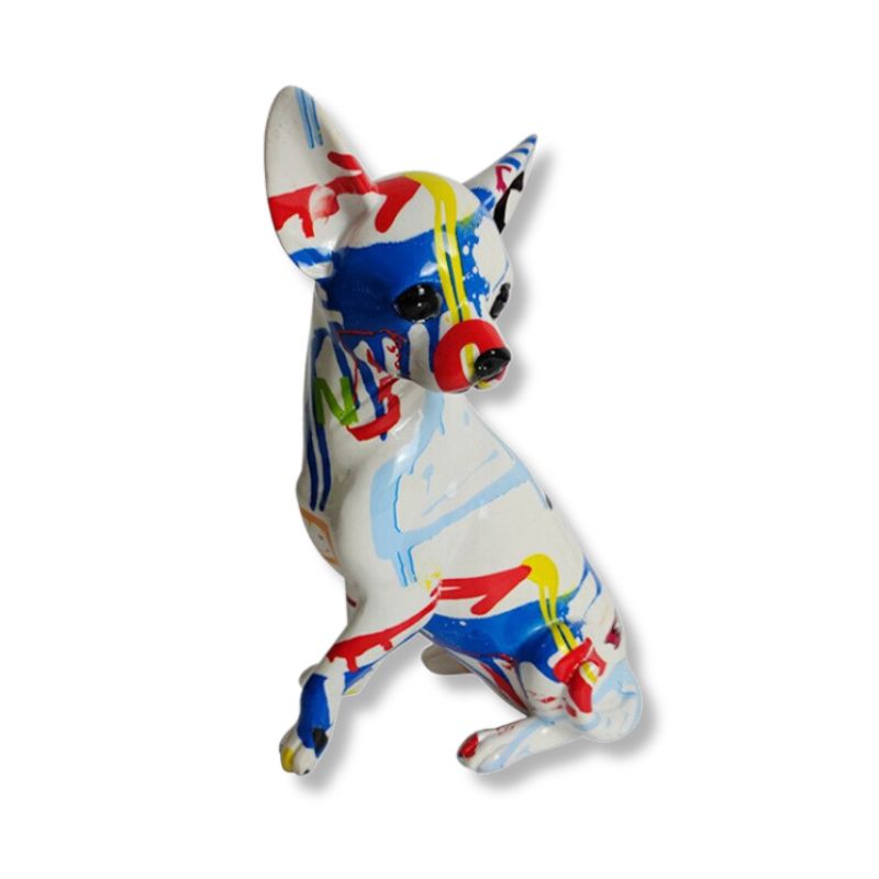 Dog Statue <br> Chihuahua Statuette 25 cm