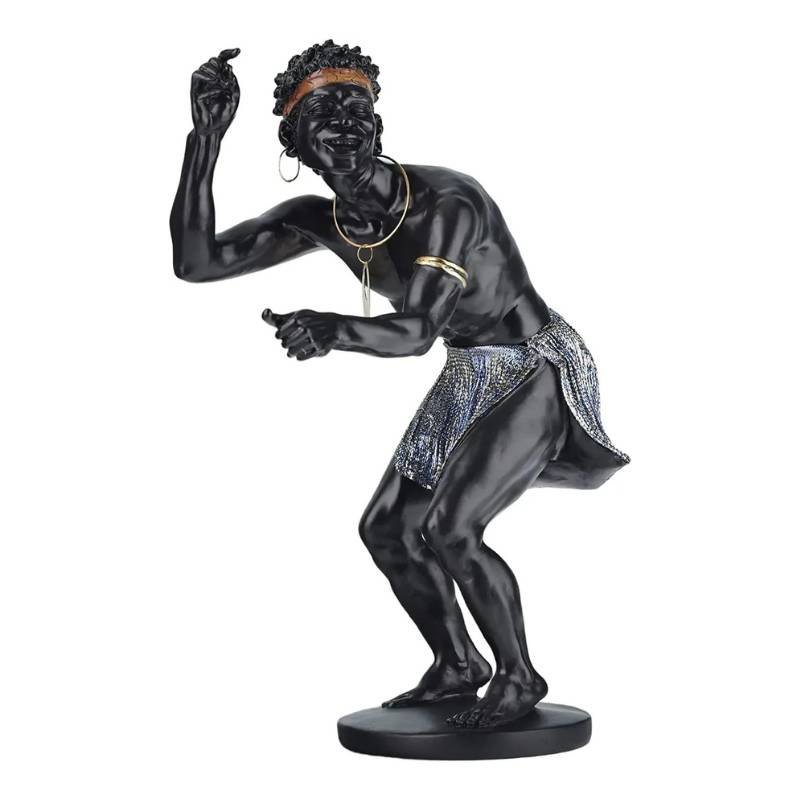African Warrior <br> Statuette 30 cm