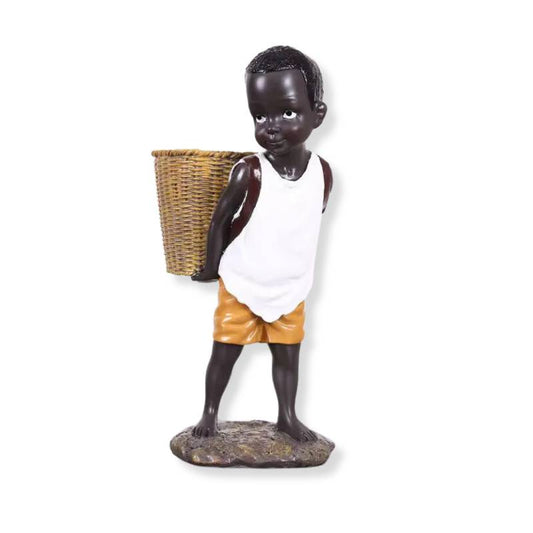 Black African <br> Statuette 28 cm