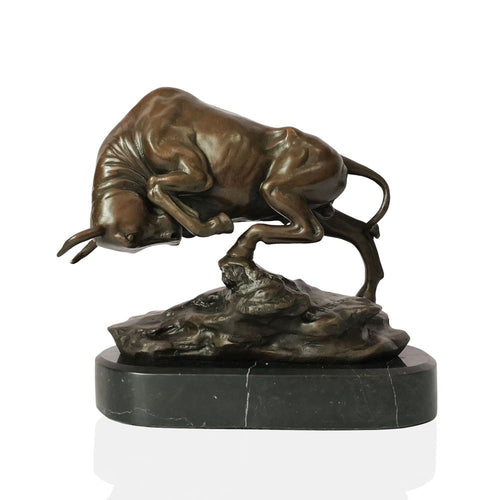Bronze Sculpture <br/> Bronze Bull 20 cm