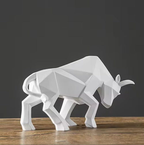 Origami Bull Statue 19 cm