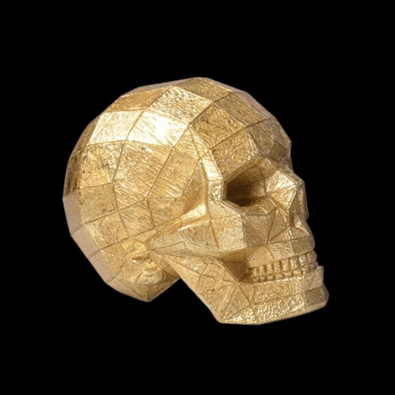 Skull Statue <br/> Origami Design Decor 12 cm