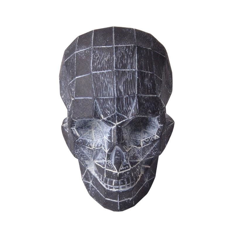 Skull Statue <br/> Origami Design Decor 12 cm