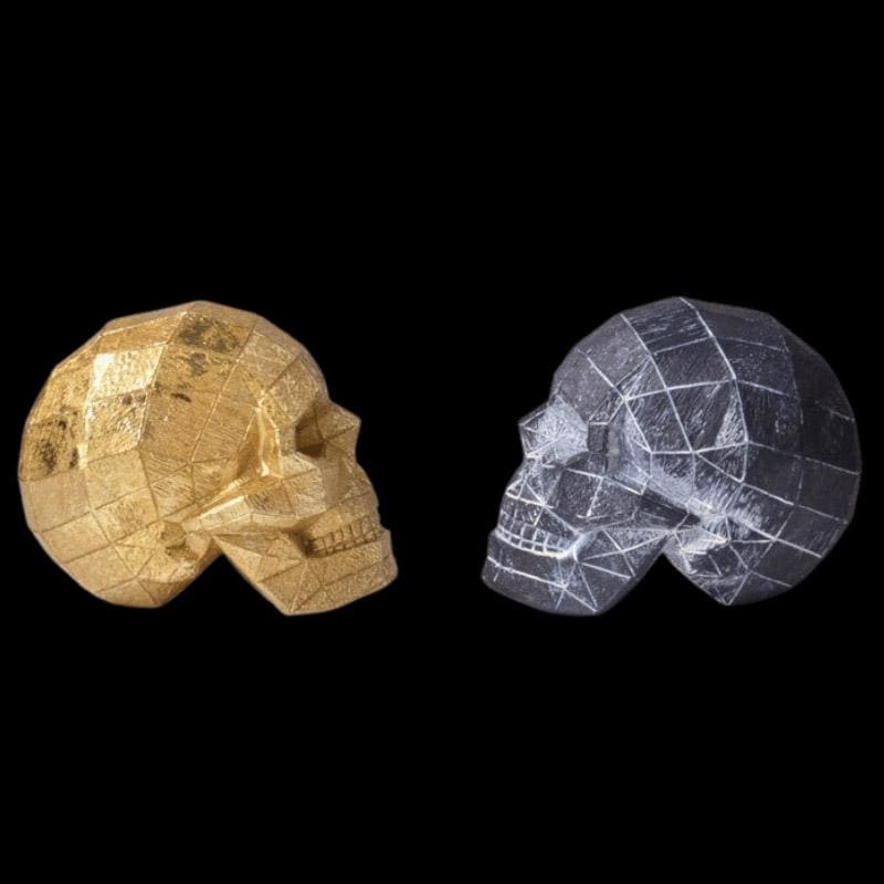 Skull Statue <br/> Origami Design Decor 12 cm