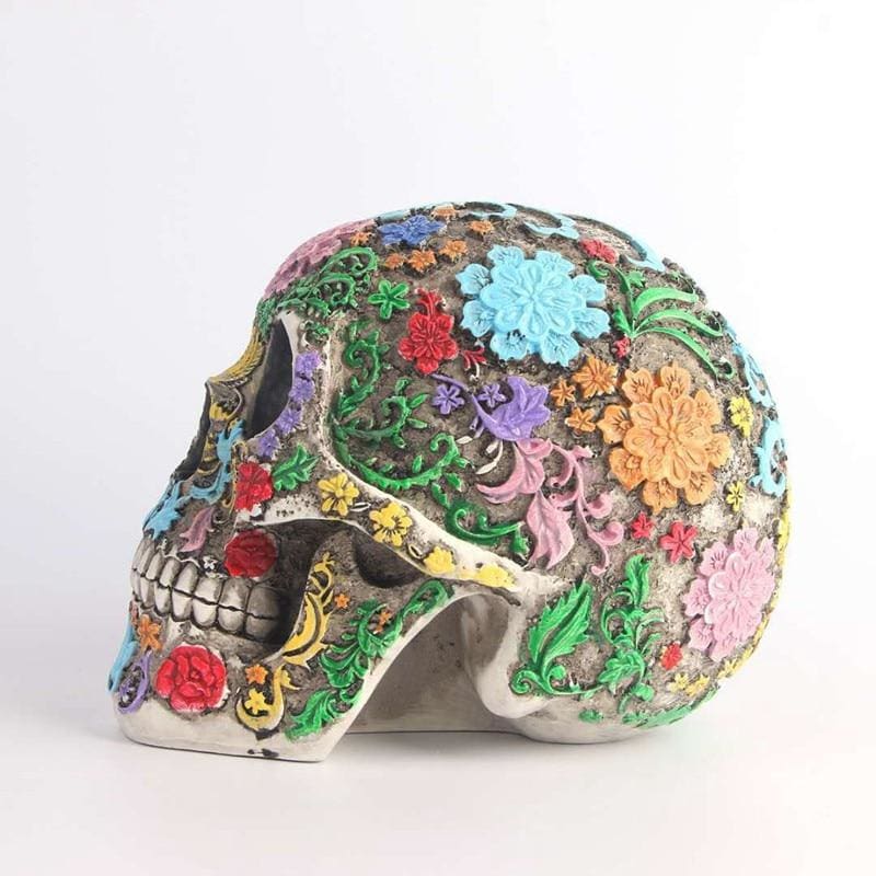 Skull Statue <br/> Mexican Decor 19 cm
