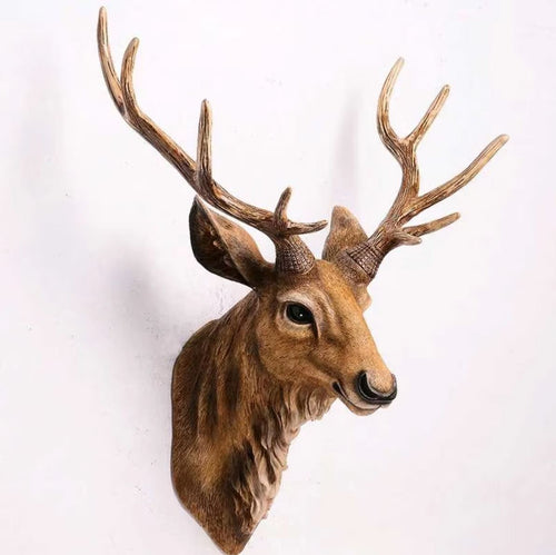 Deer Head Wall Statue 45 cm