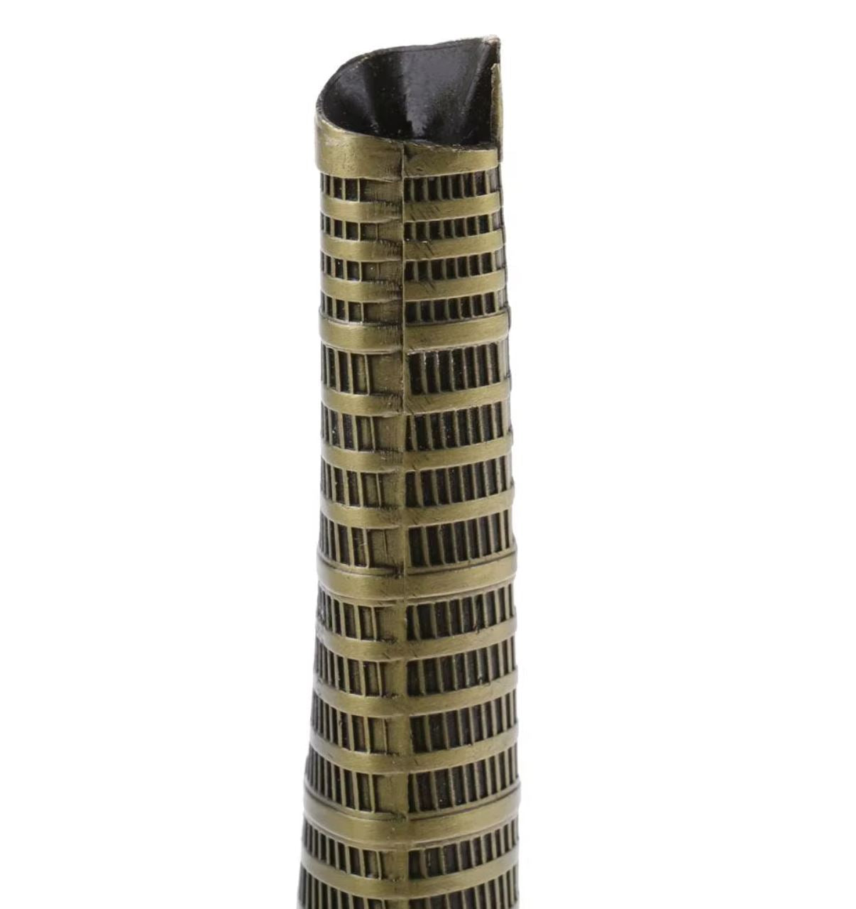 Shanghai Tower Statue in Metal 15 cm