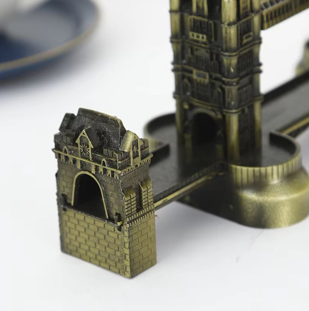 Tower Bridge Statue in Metal