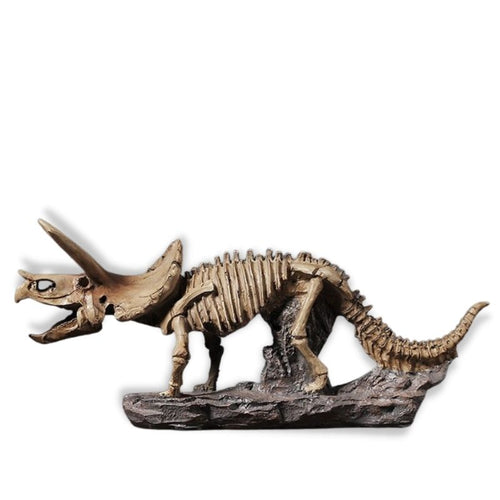 Modern Sculpture <br/> Triceratops Dinosaur Skeleton Statue