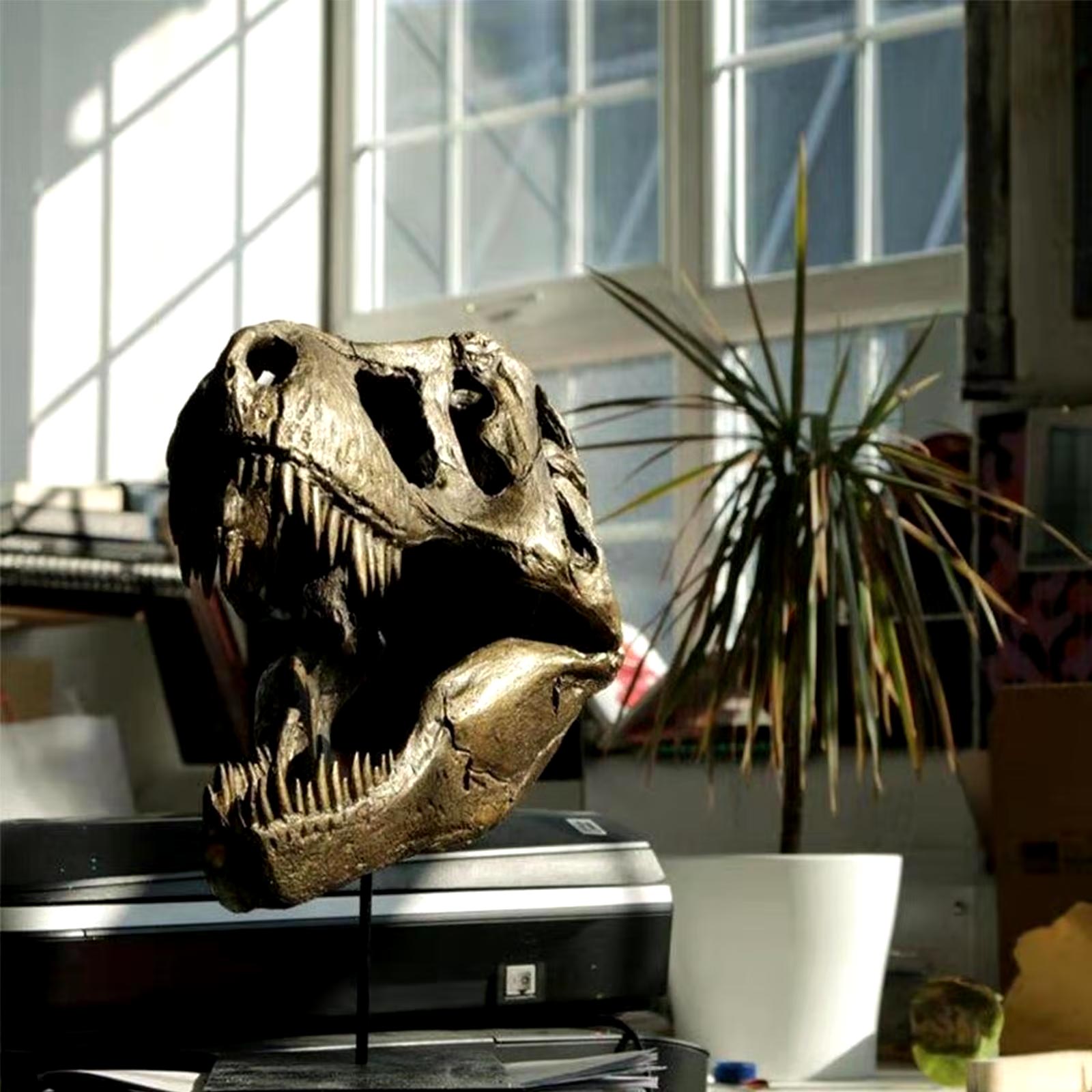 Tyrannosaurus Dinosaur Skull Statue 11 cm