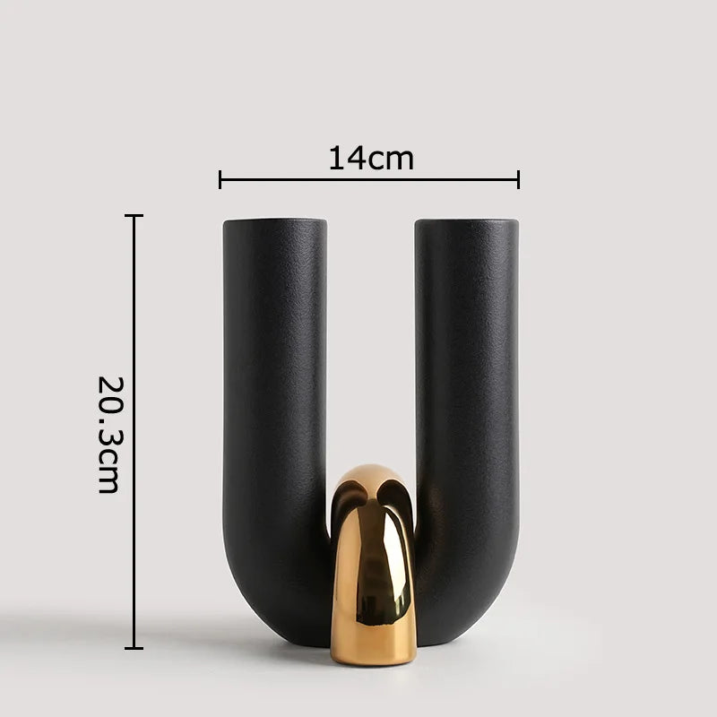 Golden Pause™ Sculptural Vase