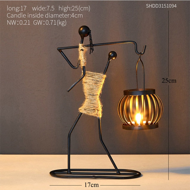 Tribal Candle Holder