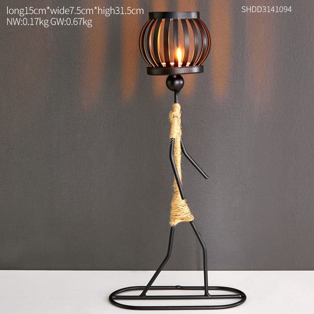 Tribal Candle Holder