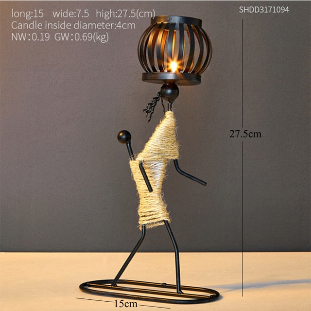 Tribal Candle Holder