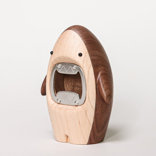 Wooden Shark Bottle Opener