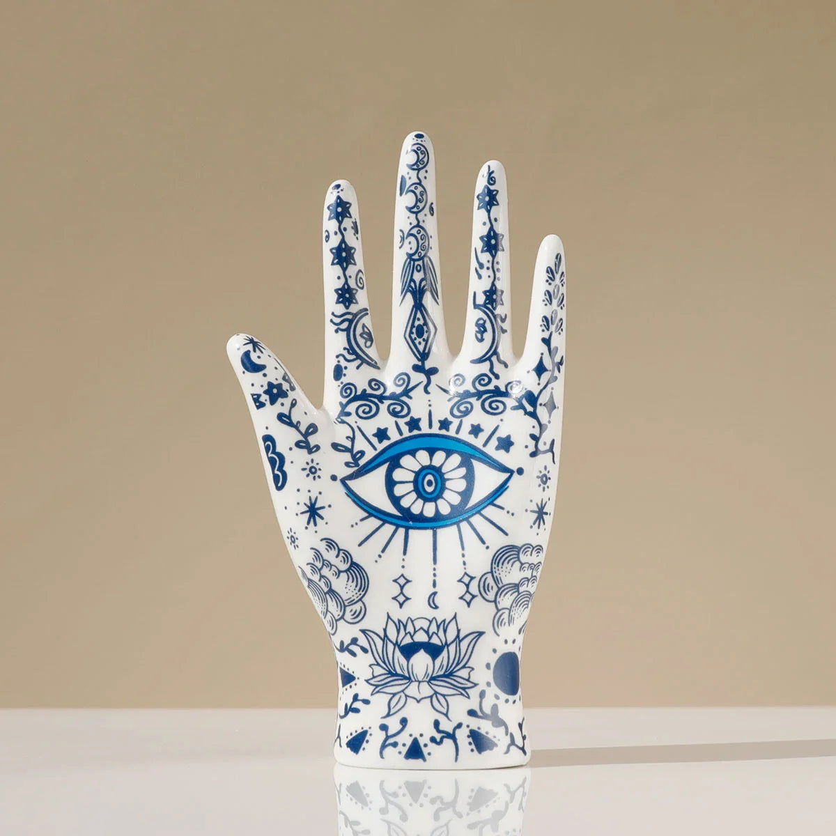 All-Seeing Eye Hand™ Ceramic Jewelry Stand