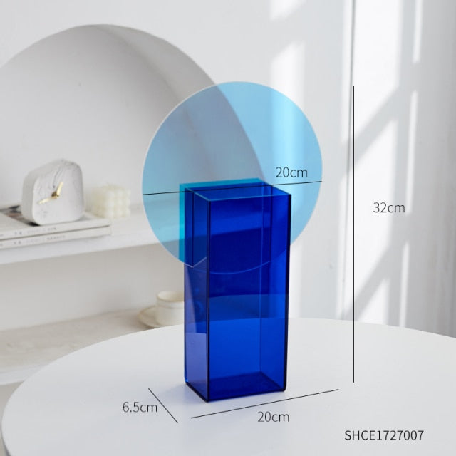 Duo Color Acrylic Vase