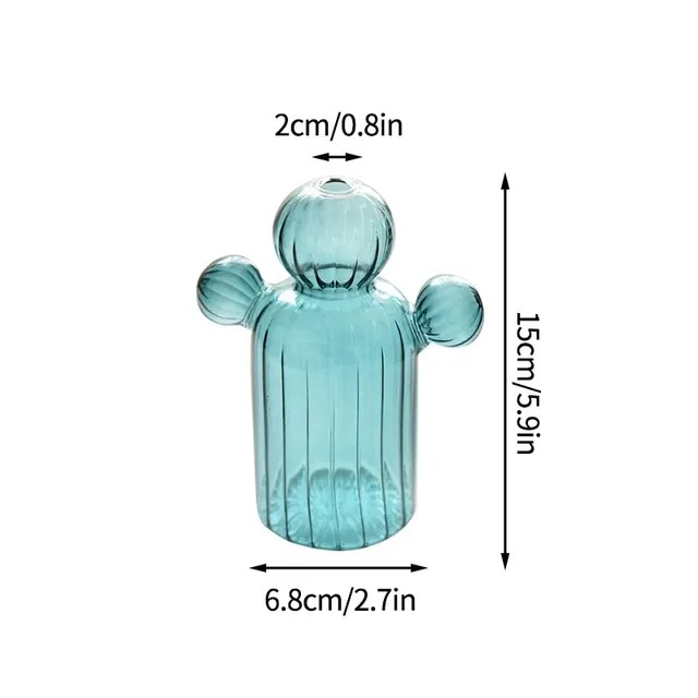 Cactus Glass Vase