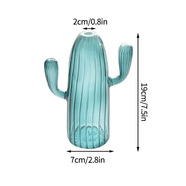 Cactus Glass Vase