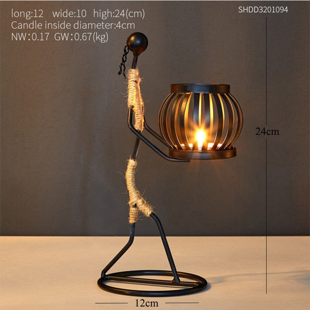 Tribal Candle Holder