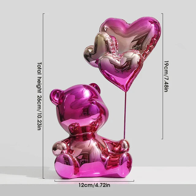 Metallic Balloon Bear