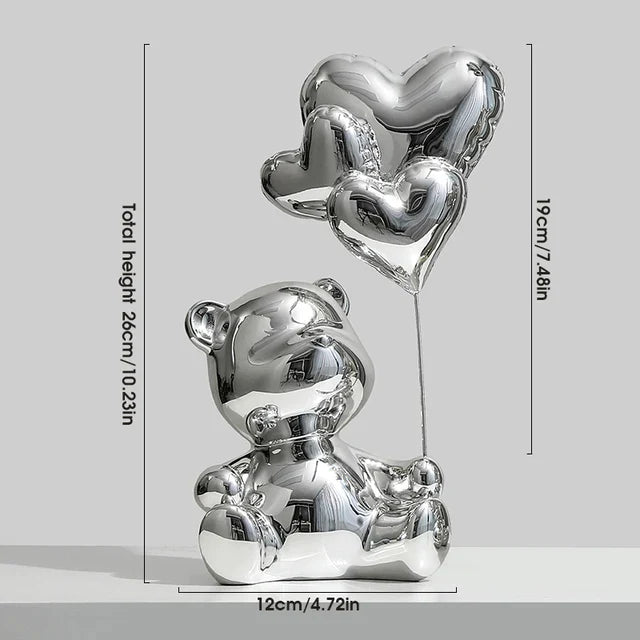 Metallic Balloon Bear