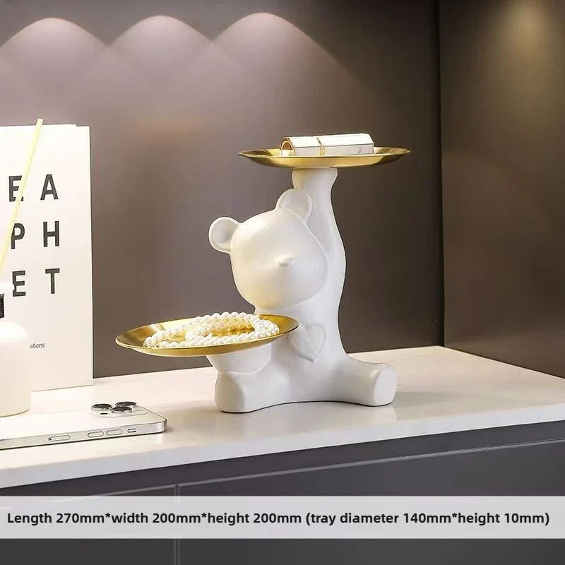Ceramic Teddy Tray