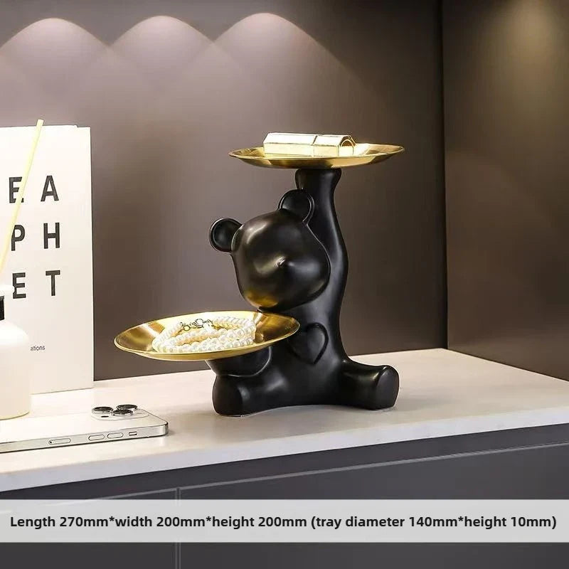 Ceramic Teddy Tray