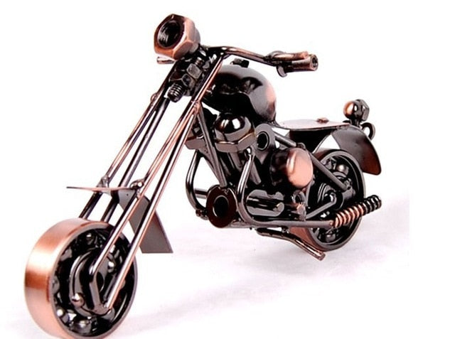 Retro Metal Handmade Cruiser Motorcycle