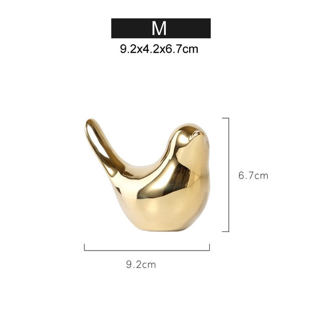 Golden Bird Figurine