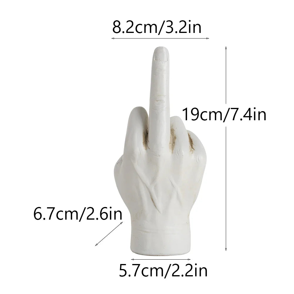 Zero Flocks™ Middle Finger Sculpture